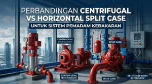 Perbandingan Centrifugal Pump vs Horizontal Split Case untuk Sistem Pemadam Kebakaran