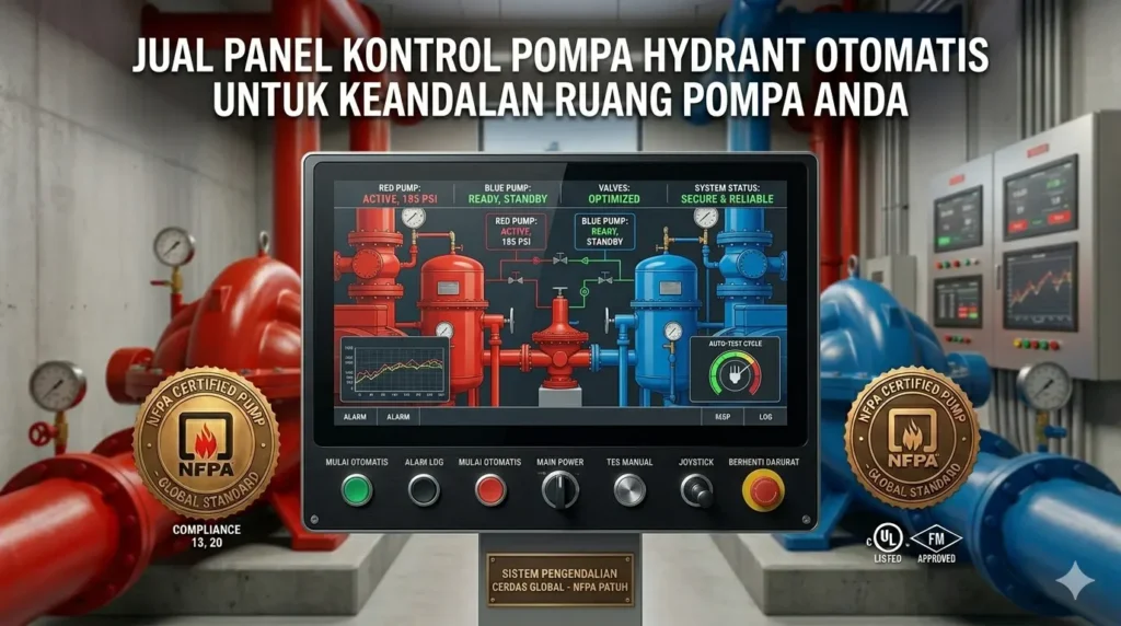 Jual Panel Kontrol Pompa Hydrant Otomatis