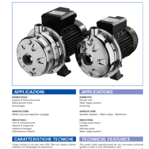 Ebara CDX & 2CDX Stainless Steel Centrifugal Pump