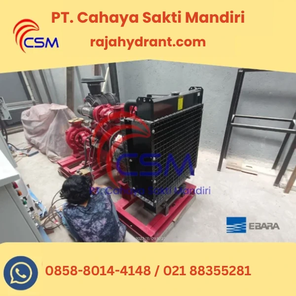 Pompa Hydrant Diesel 500 GPM 80 Meter 45 Kw