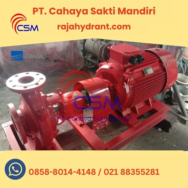 Pompa Hydrant Elektrik 500 USGPM x Head 80 Meter Ebara