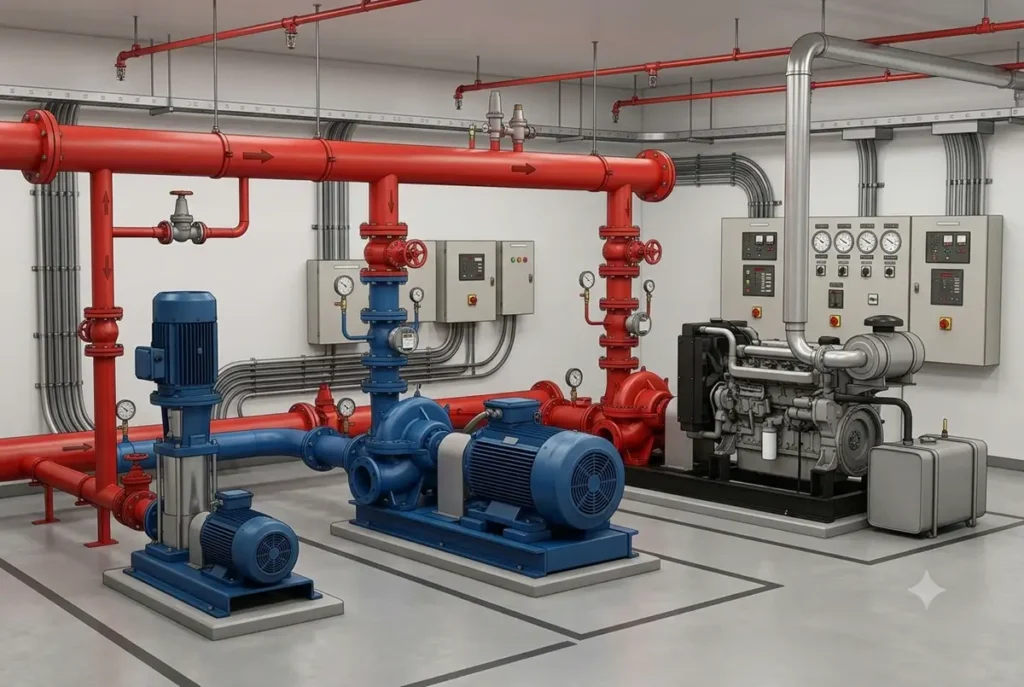 Sistem Kerja Pompa Hydrant